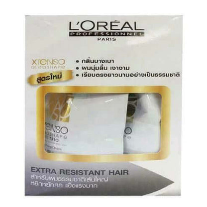 Loreal Xtenso Oleoshape Extra Resistant Hair Smoothing Cream Kit Packaging Front View