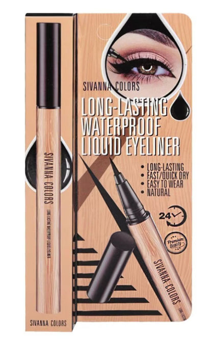 Sivanna Colors Eyeliner front packaging waterproof liquid eyeliner natural look design