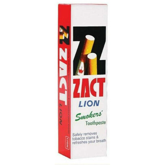 Zact Lion Smokers Toothpaste 160g outer packaging box
