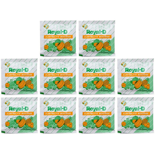 Royal-D Electrolyte Drink Powder Oral Rehydration 25g Sachets 10 Pack