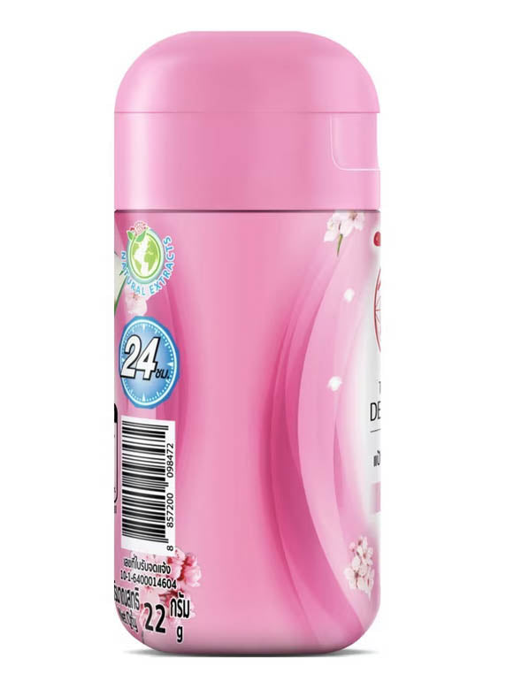 Taoyeablok Deodorant Powder Sakura 22g Side Bottle Design