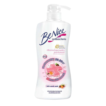 BeNice Antibacteria Body Wash Clean Care Shower Cream Pump Bottle Front View