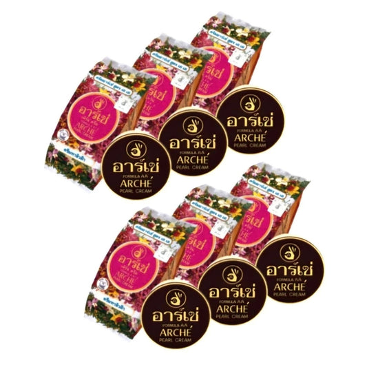 6 jars of Arche Whitening Pearl Cream 3g for acne dark spots melasma and wrinkles
