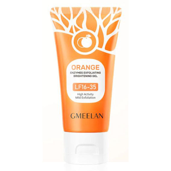 GMEELAN Orange Exfoliating Gel tube front view enzyme peeling gel