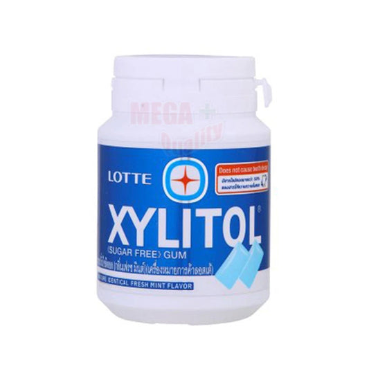 Lotte Xylitol Fresh Mint Gum Sugar Free Chewing Gum 58g Bottle Oral Care
