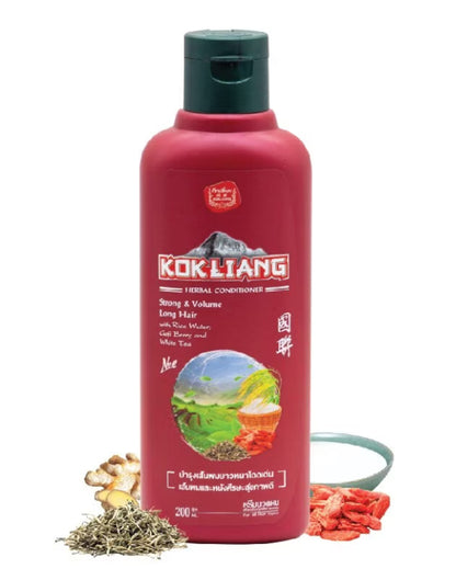 Kokliang Long Hair Conditioner rice water goji berry white tea herbal formula