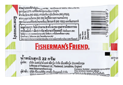 Fisherman's Friend Citrus Sugar Free Lozenges 2x25g Refreshing Throat Relief Candy