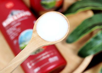Kokliang Long Hair Conditioner creamy texture sample on hand showing smooth formula