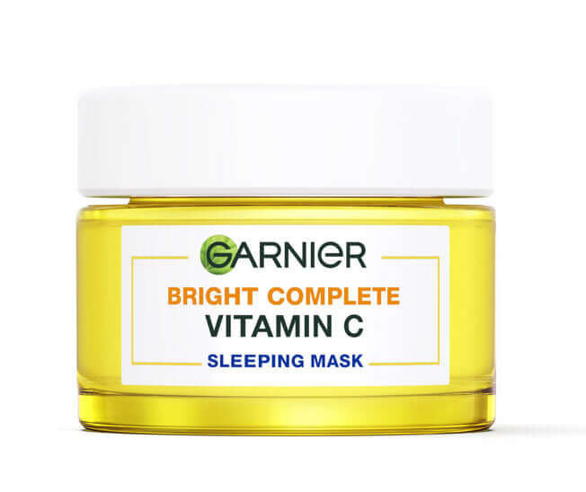 Garnier Vitamin C Sleeping Mask Overnight Hydrating Gel Cream Texture