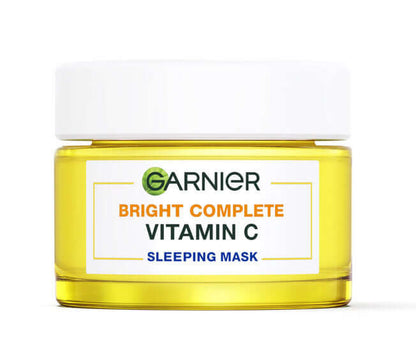 Garnier Vitamin C Sleeping Mask Overnight Hydrating Gel Cream Texture