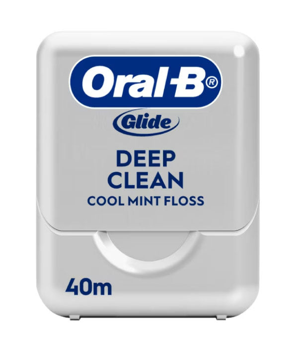 Oral-B Glide Floss deep clean 40m container front packaging