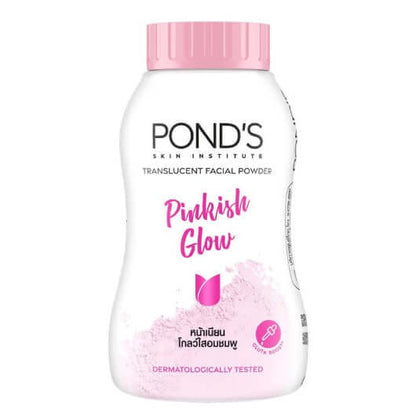Pond's Pinkish Glow Powder Translucent Facial Powder Bottle Front View