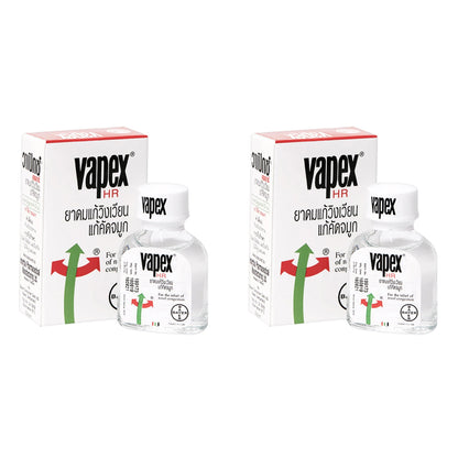 Vapex HR Inhaler Relief Nasal Congestion Headache Cold Twin Pack 5ml Bottles