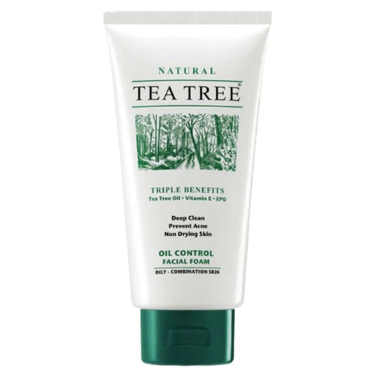 Tea Tree Facial Foam Natural Oil Control Acne Cleanser 140ml Front Package