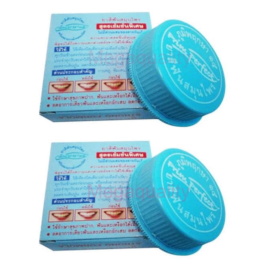 Prim Perfect Herbal Toothpaste 2 Pack for Whitening Bad Breath and Decay Care