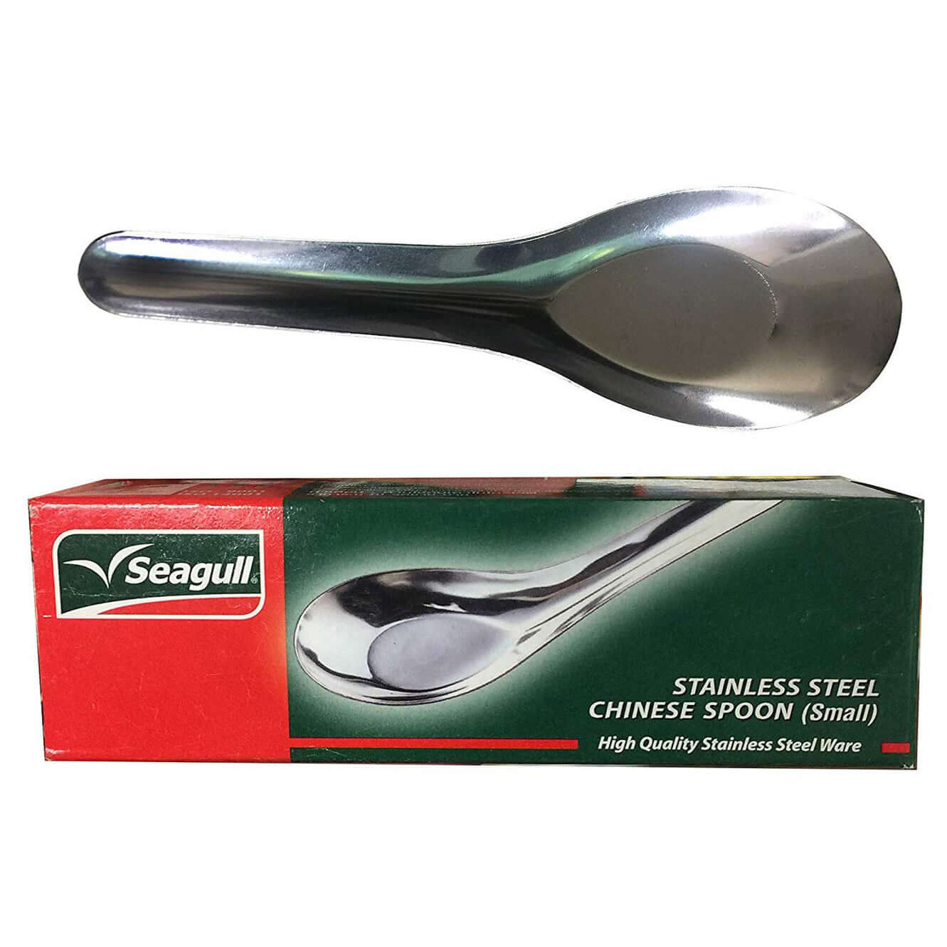 Seagull Stainless Chinese Spoon small stainless steel spoon with box set