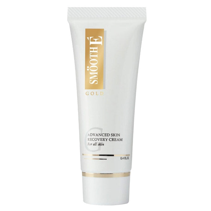 Smooth E Gold Cream 12g Advanced Face Skin Recovery Moisturizer 30g tube packaging for healthy, hydrated skin.
