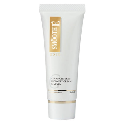 Smooth E Gold Cream 12g Advanced Face Skin Recovery Moisturizer 30g tube packaging for healthy, hydrated skin.