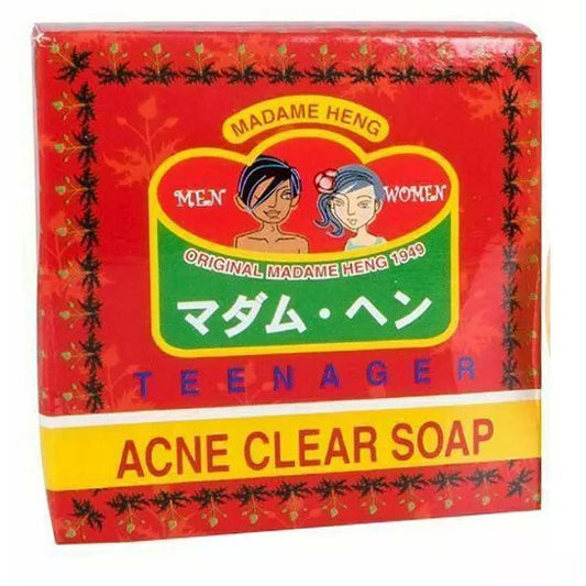 Madame Heng Teenager Acne Clear Soap Bar 150g for Oily and Acne-Prone Skin Face and Body