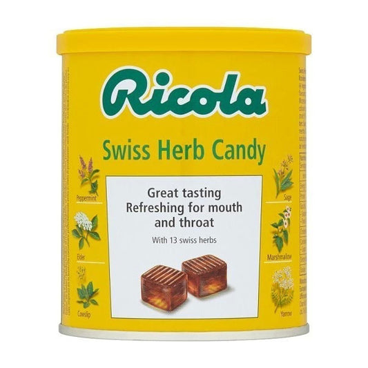 Ricola Swiss Herb Candy Lozenges 250g soothing herbal drops with 13 Swiss herbs for cough sore throat and refreshing mouth feel