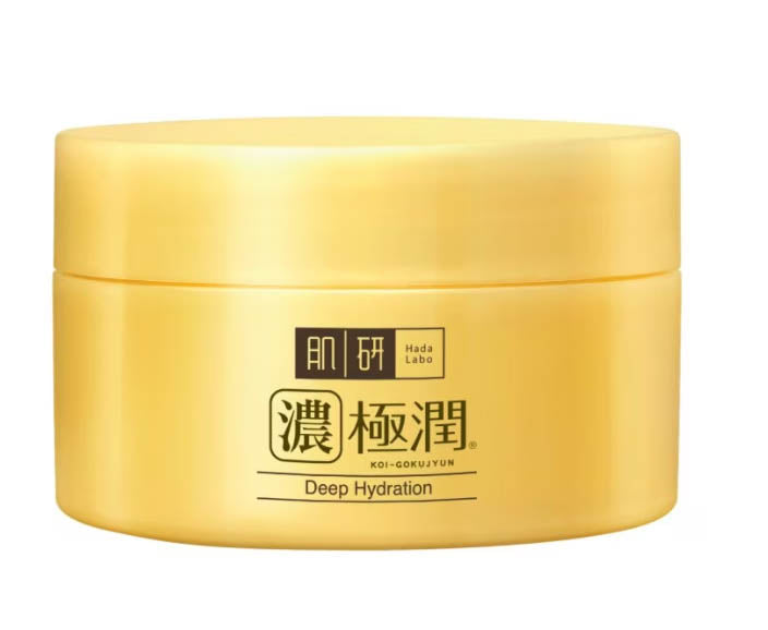 Hada Labo Perfect Gel Gokujyun 14g gold jar front view