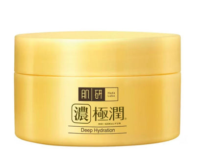 Hada Labo Perfect Gel Gokujyun 14g gold jar front view
