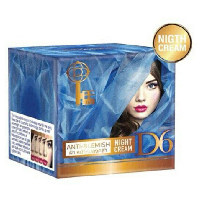 Be Like Anti Blemish Night Cream box front view showing night cream packaging