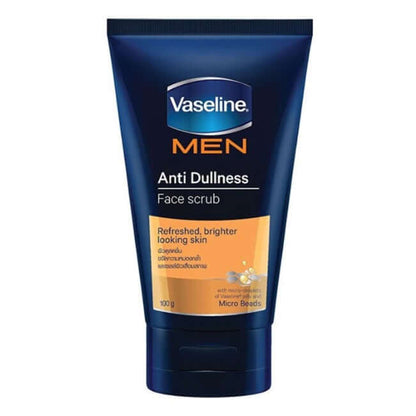 Vaseline Men Face Scrub Anti-Acne facial cleanser tube 100ml