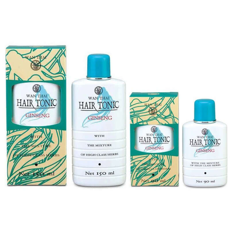 Wanthai Ginseng Hair Tonic High Class Herbs hair and scalp care set