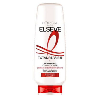Loreal Elseve Total Repair 5 restoring conditioner keratin hair care tube