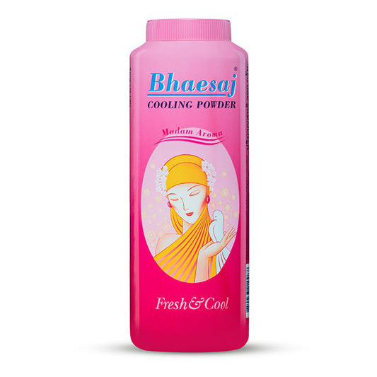 Front view of Babi Mild Sweety Pink Baby Powder bottle
