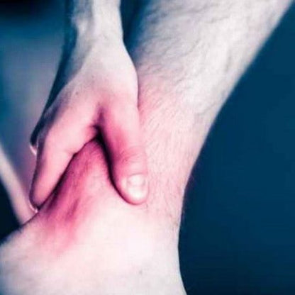 Counterpain Plus Analgesic Gel applied on legs and knees to soothe muscle and joint pain discomfort