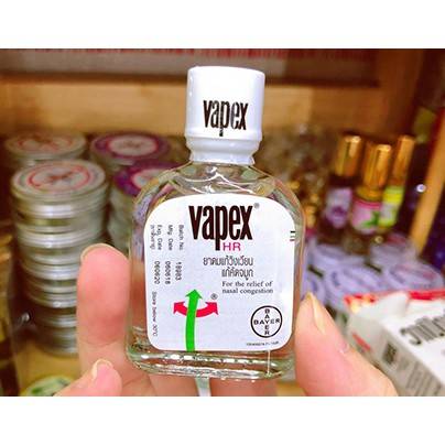 Vapex HR Inhaler Quick Nasal Relief for Cold and Sinus Congestion 5ml