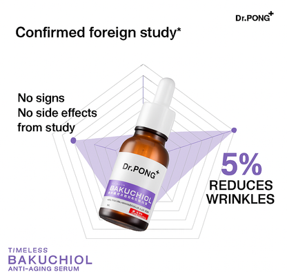 Dr.PONG Timeless Bakuchiol Serum Anti-Aging 15ml Collagen Boost for Sensitive Skin