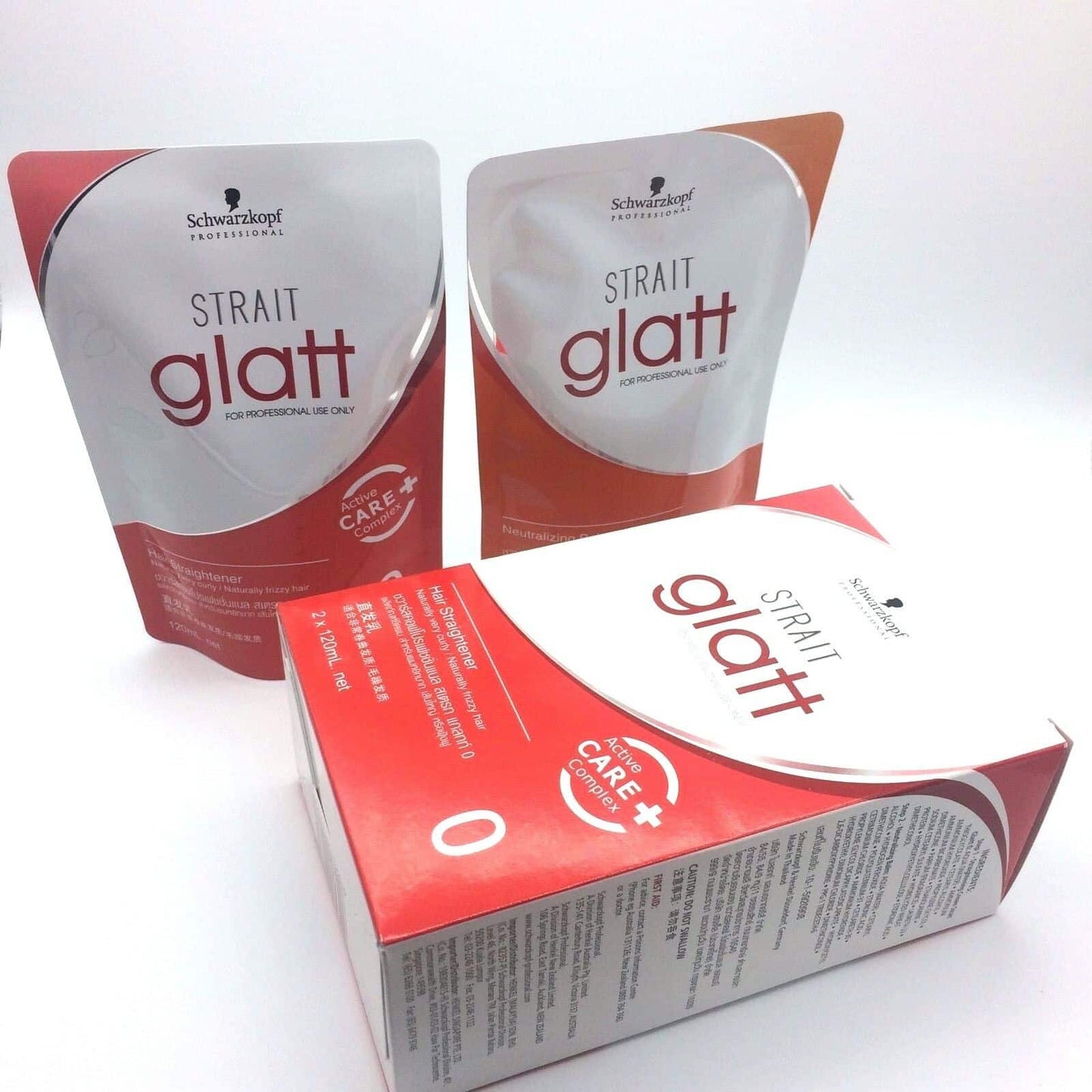 Schwarzkopf Glatt Professional Hair Straightener Curly Frizzy Styling Cream No 0