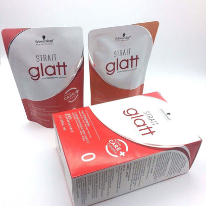 Schwarzkopf Glatt Professional Hair Straightener Curly Frizzy Styling Cream No 0