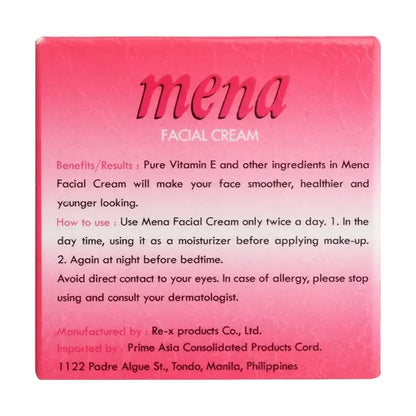 2 x MENA WHITENING CREAM ACNE FACIAL CREAM DARK SPOT LOOK YOUNGER FACE