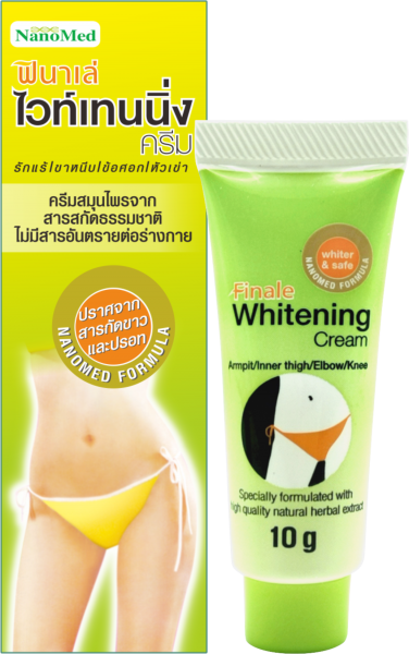 Finale Body Cream herbal 30g box and tube display upright view