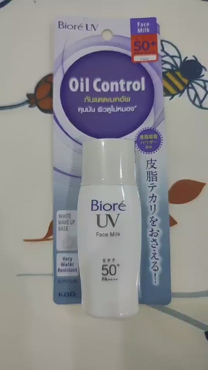 Biore UV Perfect Face Milk Sun Block Lotion Fresh SPF 50 PA+++ 30ml.