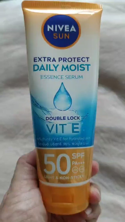 Nivea Sun Moist Serum Extra Protect Daily Essence SPF50 PA+++ 180ml