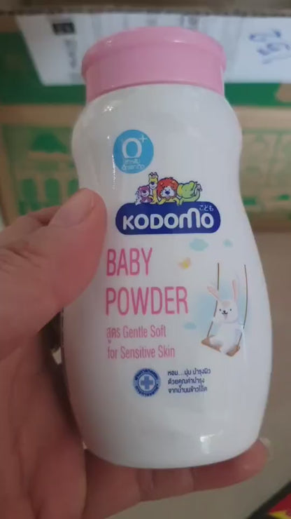 KODOMO Baby Powder Gentle Soft 0+ with Oat Milk 50g for Sensitive Dry Skin Care