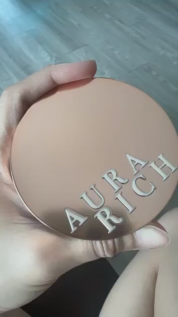 Aura Rich Cushion Foundation SPF50 PA++++ Glow Moisturizer Honey 15g