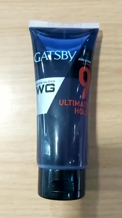 Gatsby Water Gloss Hair Gel Ultimate Hold Wet Look, 100g. Hair Styling