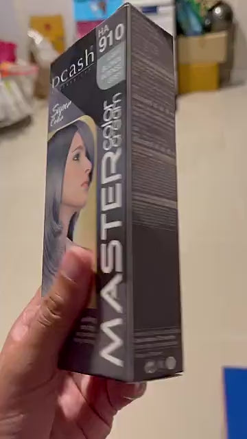 Dcash Ash Gray Hair Dye 910 Highlight Permanent Super Color Cream 60ml