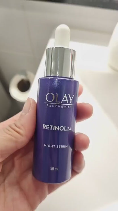 30ml Olay Regenerist Retinol24 Night Serum Fragrance Free Anti Aging Care