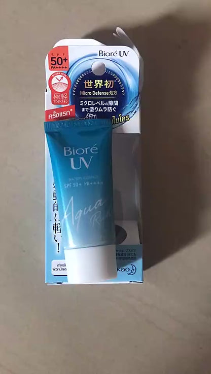 Biore Kao UV AQUA Rich Watery Essence Sunscreen SPF50+ PA+++ Hyaluronic Acid 15g