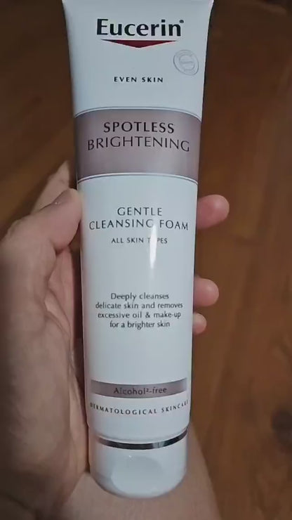 Eucerin Spotless Cleanser Brightening Foam 150g Even Skin Gentle Face