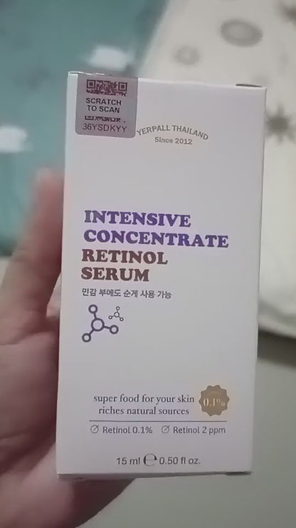 Yerpall Intensive Retinol Serum 0.1 15ml Anti Aging Pore Care Smooth Face Skin