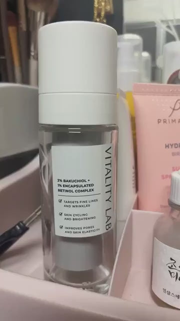 30ml VITALITY LAB Serum Bakuchiol Retinol Complex Anti Aging Firming Care