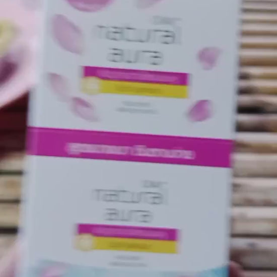 Olay Natural White Pinkish Fairness UV Protection Cream packaging, 7.5g sachet, featured in a 6-pack.